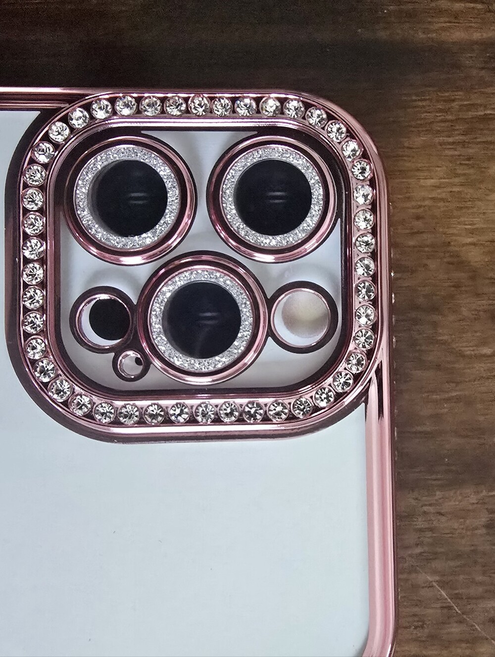 Brand NEW iPhone 12 Pro Max Compatible Bling MagSafe Case Pink/Silver Sparkles - Picture 5 of 5